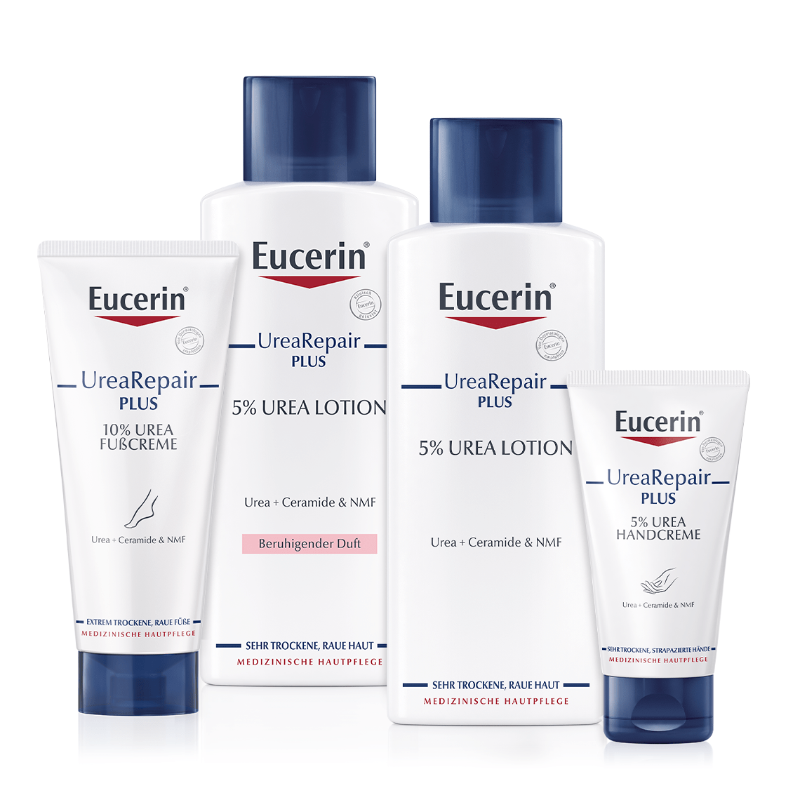 Urea Cremes und Lotionen für trockene Haut UreaRepair Eucerin